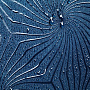 картинка Зонт-трость Magic с проявляющимся цветочным рисунком, темно-синий от магазина Одежда+