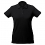 картинка Рубашка поло женская Virma Lady, черная от магазина Одежда+