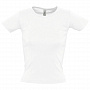 картинка Футболка женская с круглым вырезом Lady 220 белая от магазина Одежда+
