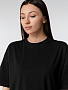 картинка Футболка оверсайз женская Boxy Women, черная от магазина Одежда+