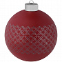 картинка Елочный шар Queen с лентой, 10 см, красный от магазина Одежда+