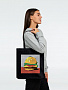 картинка Холщовая сумка «Гамбургер», черная от магазина Одежда+