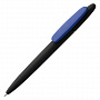 картинка Ручка шариковая Prodir DS5 TRR-P Soft Touch, черная с синим от магазина Одежда+