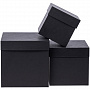 картинка Коробка Cube L, черная от магазина Одежда+