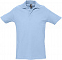 картинка Рубашка поло мужская Spring 210, голубая от магазина Одежда+