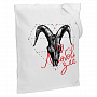 картинка Холщовая сумка «Любовь зла», молочно-белая от магазина Одежда+