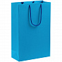 картинка Пакет бумажный Porta, средний, голубой от магазина Одежда+