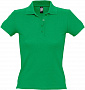 картинка Рубашка поло женская People 210, ярко-зеленая от магазина Одежда+