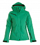 картинка Куртка софтшелл женская Skeleton Lady, зеленая от магазина Одежда+