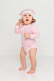 картинка Шапочка детская Baby Prime, розовая с молочно-белым от магазина Одежда+