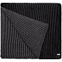 картинка Шарф Nobilis, черный с серым меланжем от магазина Одежда+