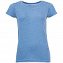 картинка Футболка женская Mixed Women голубой меланж от магазина Одежда+