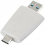 картинка Флешка Pebble Type-C, USB 3.0, светло-серая, 16 Гб от магазина Одежда+