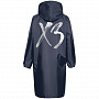 картинка Дождевик «ХЗ», темно-синий с серебристым от магазина Одежда+