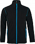 картинка Куртка мужская Nova Men 200, черная с ярко-голубым от магазина Одежда+