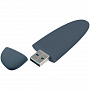 картинка Флешка Pebble, серо-синяя, USB 3.0, 16 Гб от магазина Одежда+