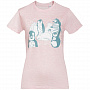 картинка Футболка Ping Win, розовый меланж от магазина Одежда+