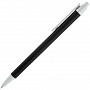 картинка Ручка шариковая Button Up, черная с белым от магазина Одежда+