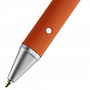 картинка Ручка шариковая Button Up, оранжевая с серебристым от магазина Одежда+