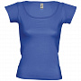 картинка Футболка женская Melrose 150 с глубоким вырезом, ярко-синяя (royal) от магазина Одежда+