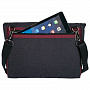 картинка Сумка для ноутбука 2 в 1 twoFold, серая с бордовым от магазина Одежда+