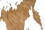 картинка Деревянная карта России, орех от магазина Одежда+