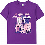 картинка Футболка детская «Йогуртбург», фиолетовая от магазина Одежда+
