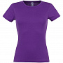 картинка Футболка женская Miss 150, темно-фиолетовая от магазина Одежда+