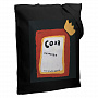 картинка Холщовая сумка «Сода», черная от магазина Одежда+