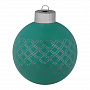 картинка Елочный шар Queen с лентой, 8 см, зеленый от магазина Одежда+