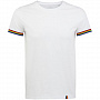картинка Футболка мужская Rainbow Men, белая с многоцветным от магазина Одежда+