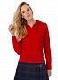картинка Толстовка женская Hooded Full Zip красная от магазина Одежда+