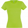 картинка Футболка женская Miss 150, зеленый лайм от магазина Одежда+
