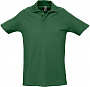 картинка Рубашка поло мужская Spring 210, темно-зеленая от магазина Одежда+