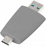 картинка Флешка Pebble Type-C, USB 3.0, серая, 32 Гб от магазина Одежда+