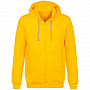 картинка Толстовка на молнии с капюшоном Unit Siverga, желтая от магазина Одежда+