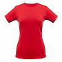 картинка Футболка женская T-bolka Stretch Lady, красная от магазина Одежда+