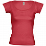 картинка Футболка женская Melrose 150 с глубоким вырезом, красная от магазина Одежда+