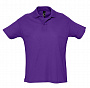 картинка Рубашка поло мужская Summer 170, темно-фиолетовая от магазина Одежда+