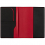 картинка Обложка для паспорта Multimo, черная с красным от магазина Одежда+