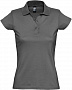 картинка Рубашка поло женская Prescott Women 170, темно-серая от магазина Одежда+