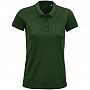картинка Рубашка поло женская Planet Women, темно-зеленая от магазина Одежда+
