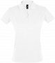 картинка Рубашка поло женская Perfect Women 180 белая от магазина Одежда+
