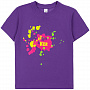 картинка Футболка детская «Пятно Maker», фиолетовая от магазина Одежда+
