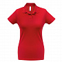 картинка Рубашка поло женская ID.001 красная от магазина Одежда+