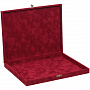 картинка Шкатулка Velouria, красная с золотистым замочком от магазина Одежда+
