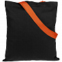 картинка Набор Velours Bag, черный с оранжевым от магазина Одежда+