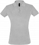 картинка Рубашка поло женская Perfect Women 180 серый меланж от магазина Одежда+