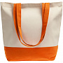 картинка Холщовая сумка Shopaholic, оранжевая от магазина Одежда+