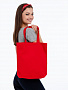 картинка Холщовая сумка Avoska, красная от магазина Одежда+